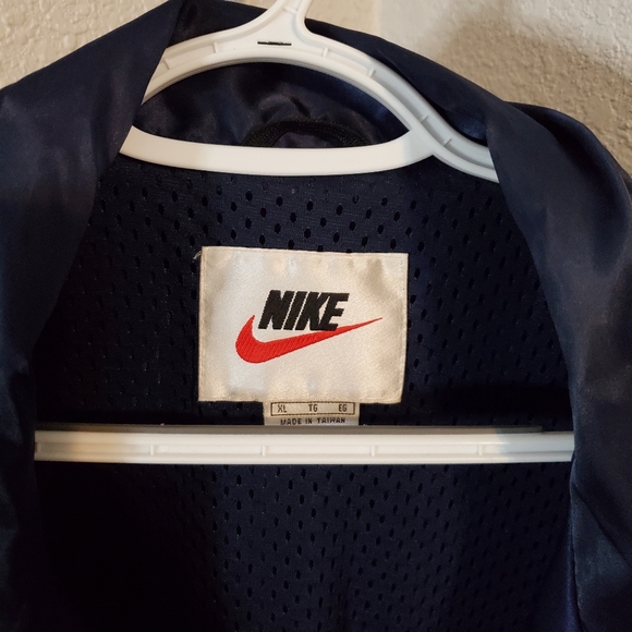 Vintage Nike Windbreaker Jacket XL  Navy Blue - Picture 3 of 8